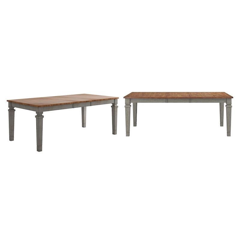 Vikos Solid Wood 64-82 Extendable Dining Table