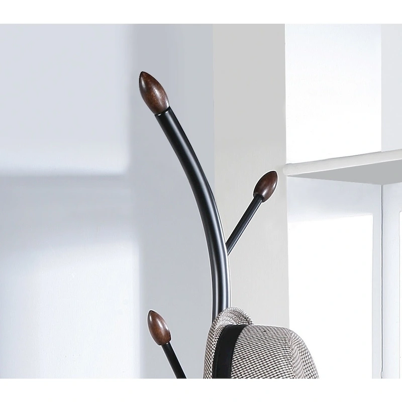 Roundhill Furniture Arles Metal Standing Coat Rack
