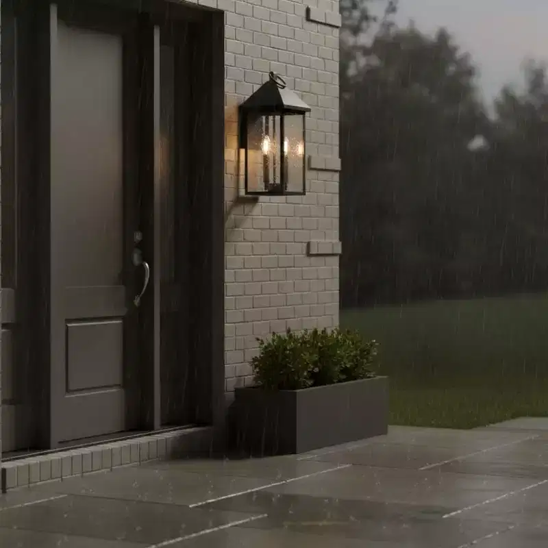 Lark Rhett 2 - Light Wall Light in Black
