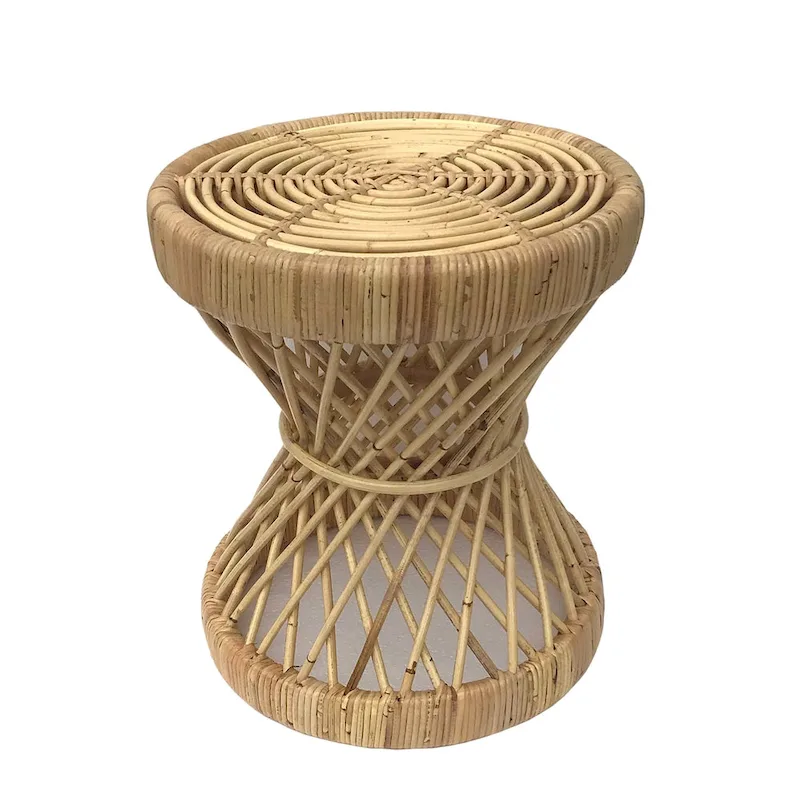Wicker Rattan Accent Table