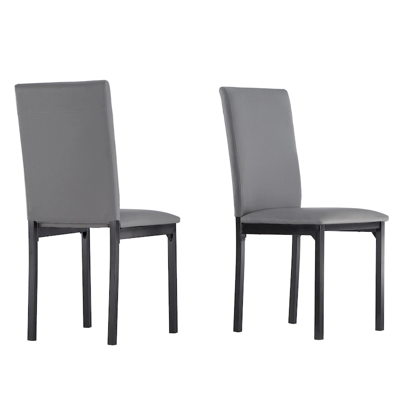 Darcy Espresso Metal Upholstered Dining Chair (Set of 2) by iNSPIRE Q Bold