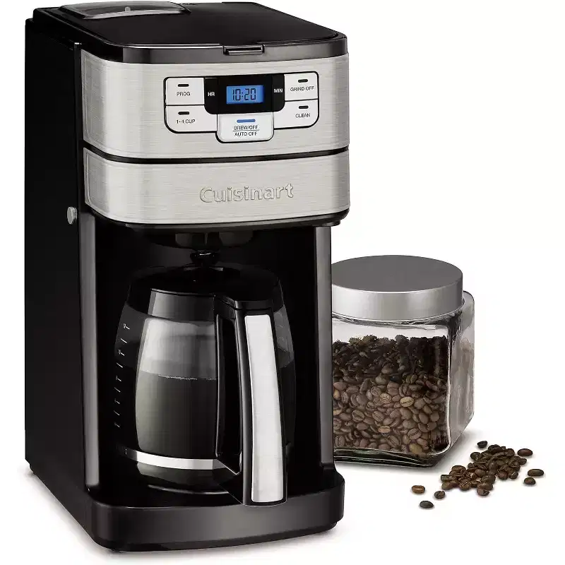 Refurbished: Cuisinart DGB-400FR Grind and Brew 12 Cup Coffeemaker, Black  Manufacturer Refurbished