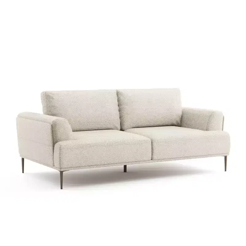 HOMES: Inside + Out Tubera 81" Sofa Chenille T Seat Cushion Upholstered Recliner with Extendable Back