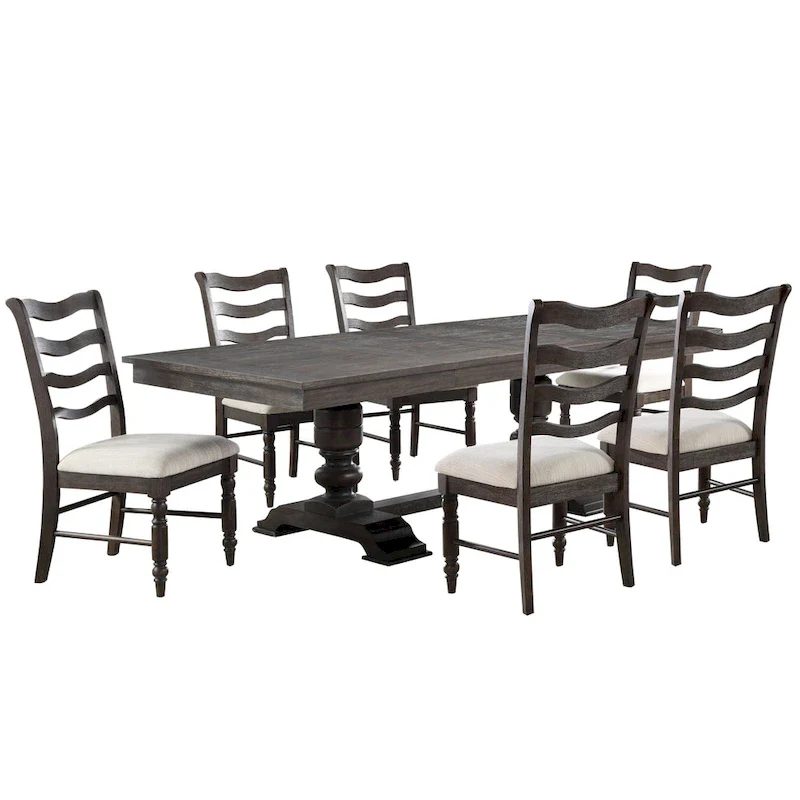 Haven Extendable Dining Set - Classic Design with Bench and Chairs