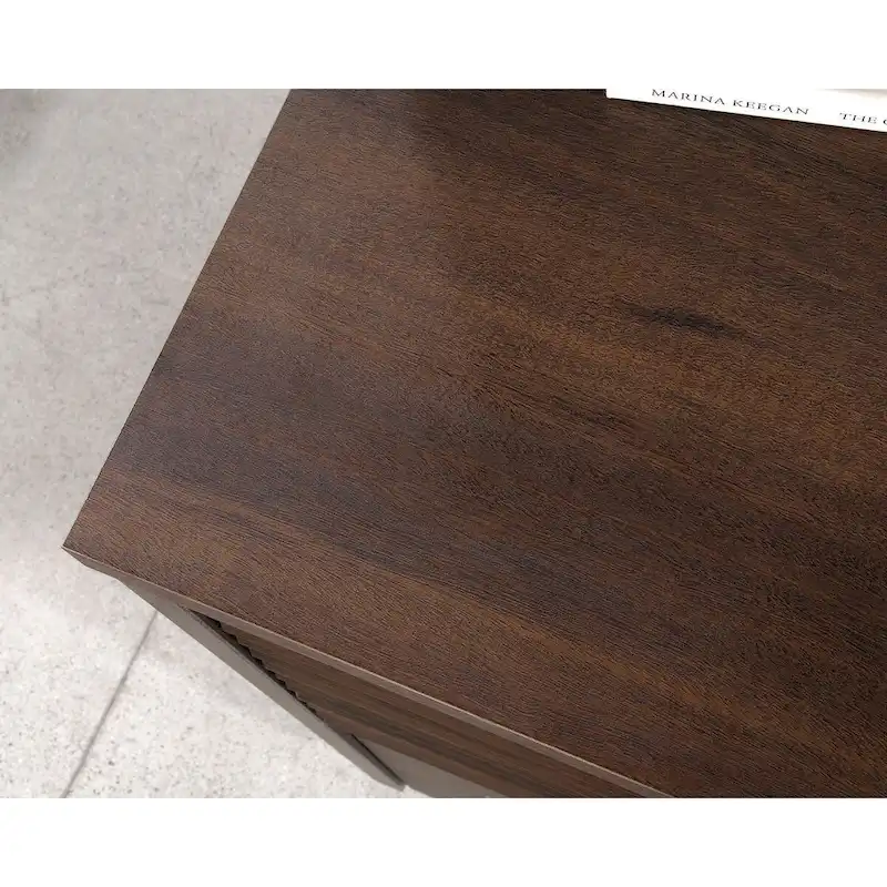 Spiced Mahogany 2-Drawer Lateral File Cabinet with Lock