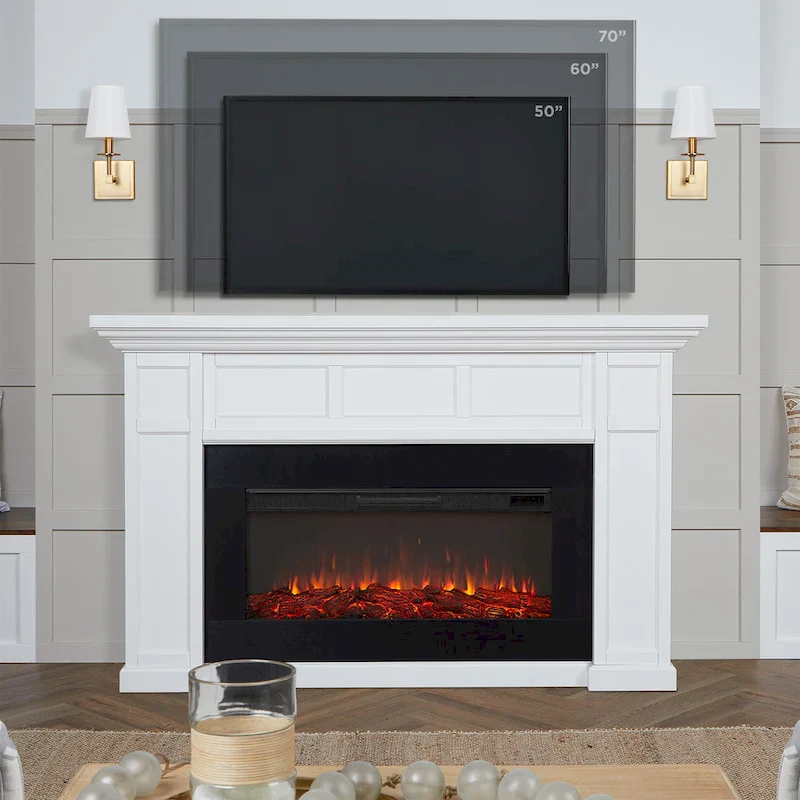 75 Landscape Electric Fireplace