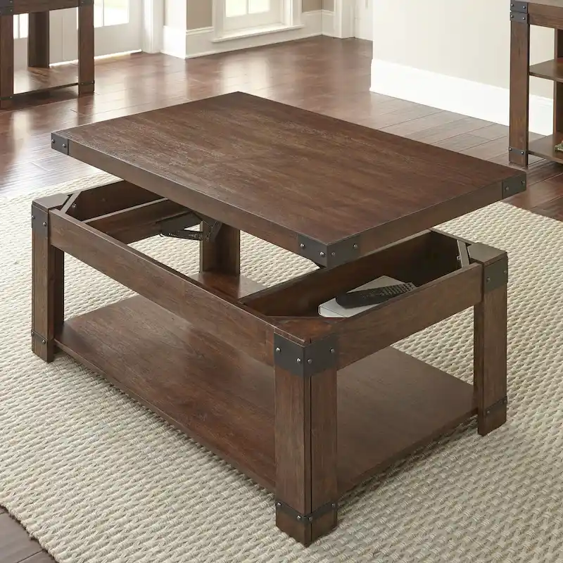 Steve Silver Aldridge 48-Inch Rectangle Lift Top Coffee Table