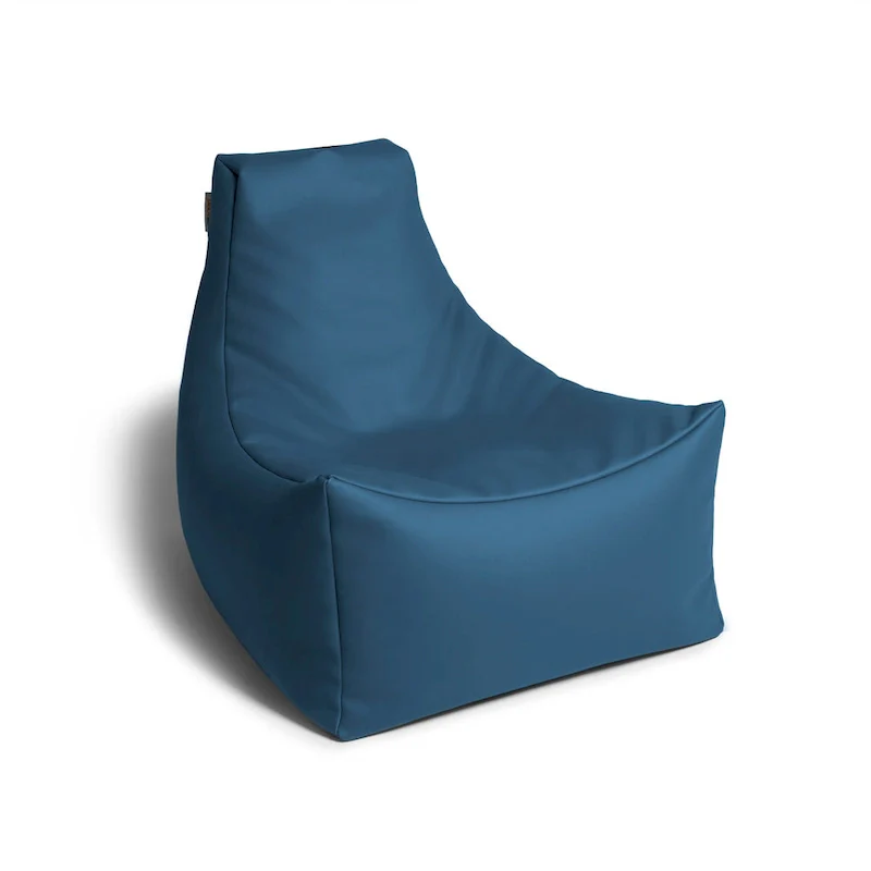 Jaxx Juniper Jr Kids Bean Bag Chair, Premium Vinyl, Royal Blue