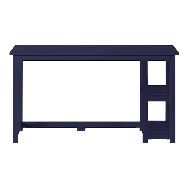 Plank and Beam Desk with Bookshelves