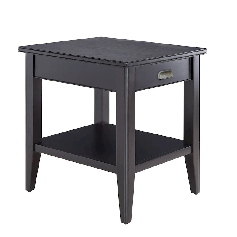 Leick Home Laurent Recliner Wedge Table with Shelf