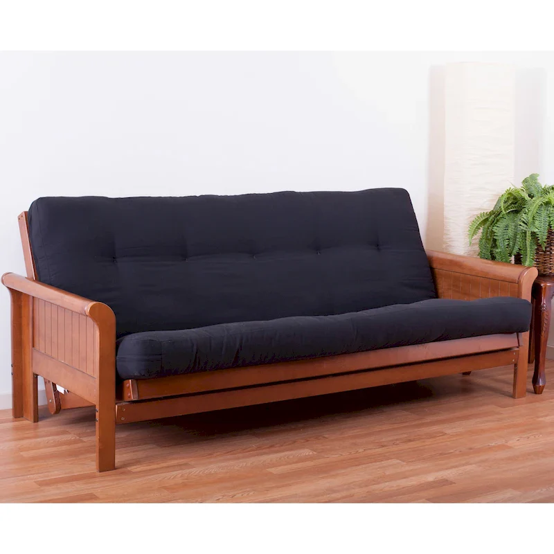 5-inch Thick Twill Full-size Futon Mattress