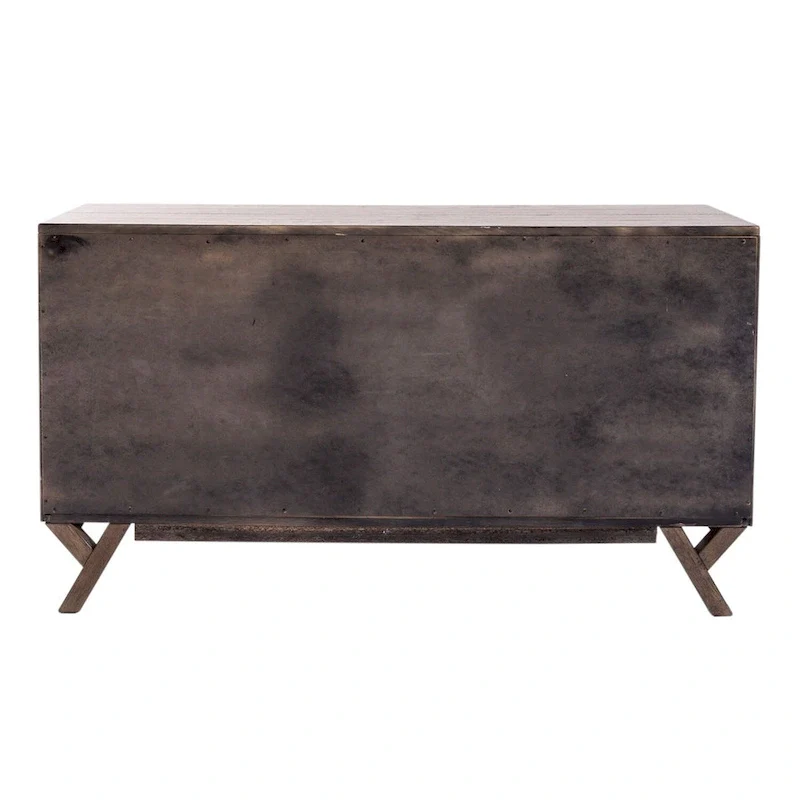 Weathered Chestnut Credenza Desk