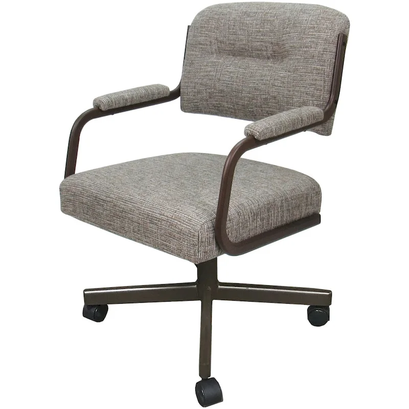 Swivel Kitchen Dining Caster Chair with Wheels - M-110 - N/A