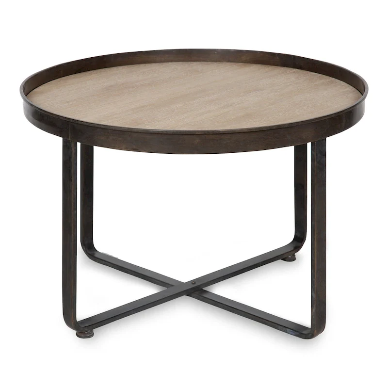 Round Modern Coffee Table - 28 Diameter