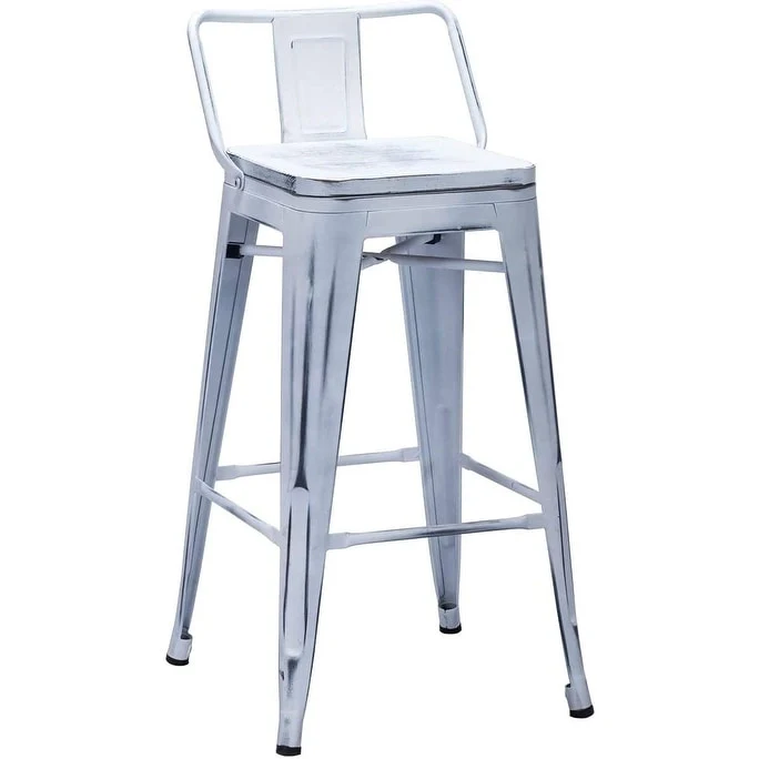 Bar Stools 24 Inches Metal bar stools with backs