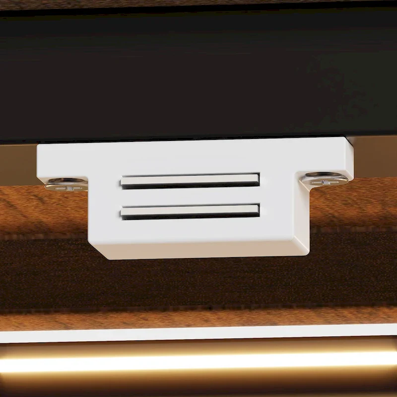 Kitchen Island with Drawers and Glass Cabinets