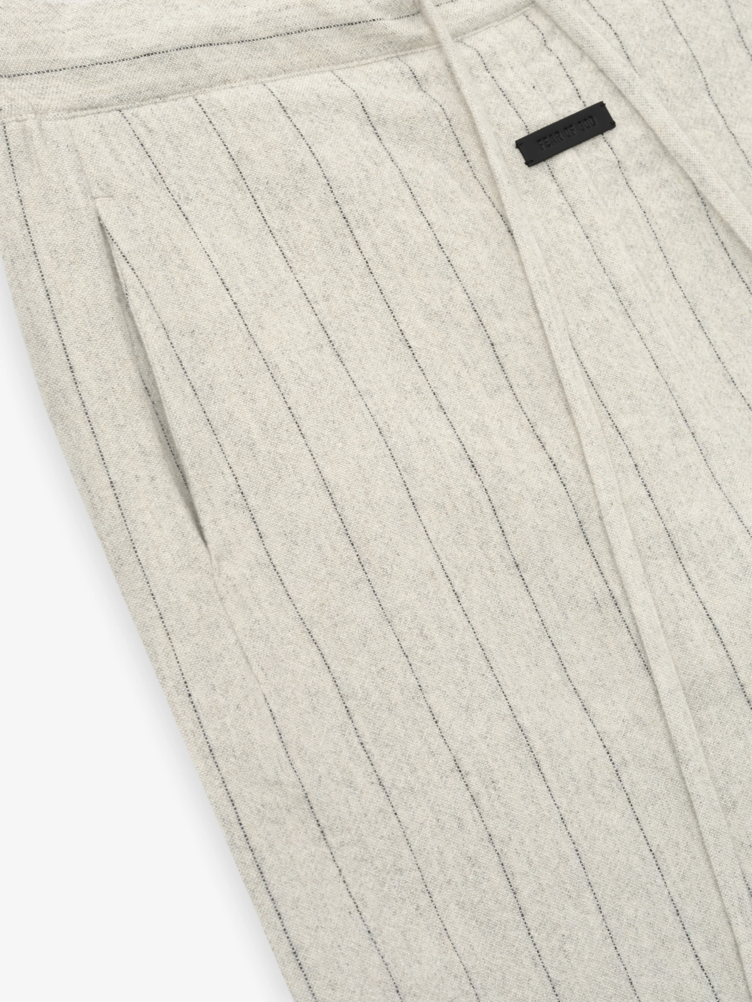 Double Face Wool Baseball Flared Pants