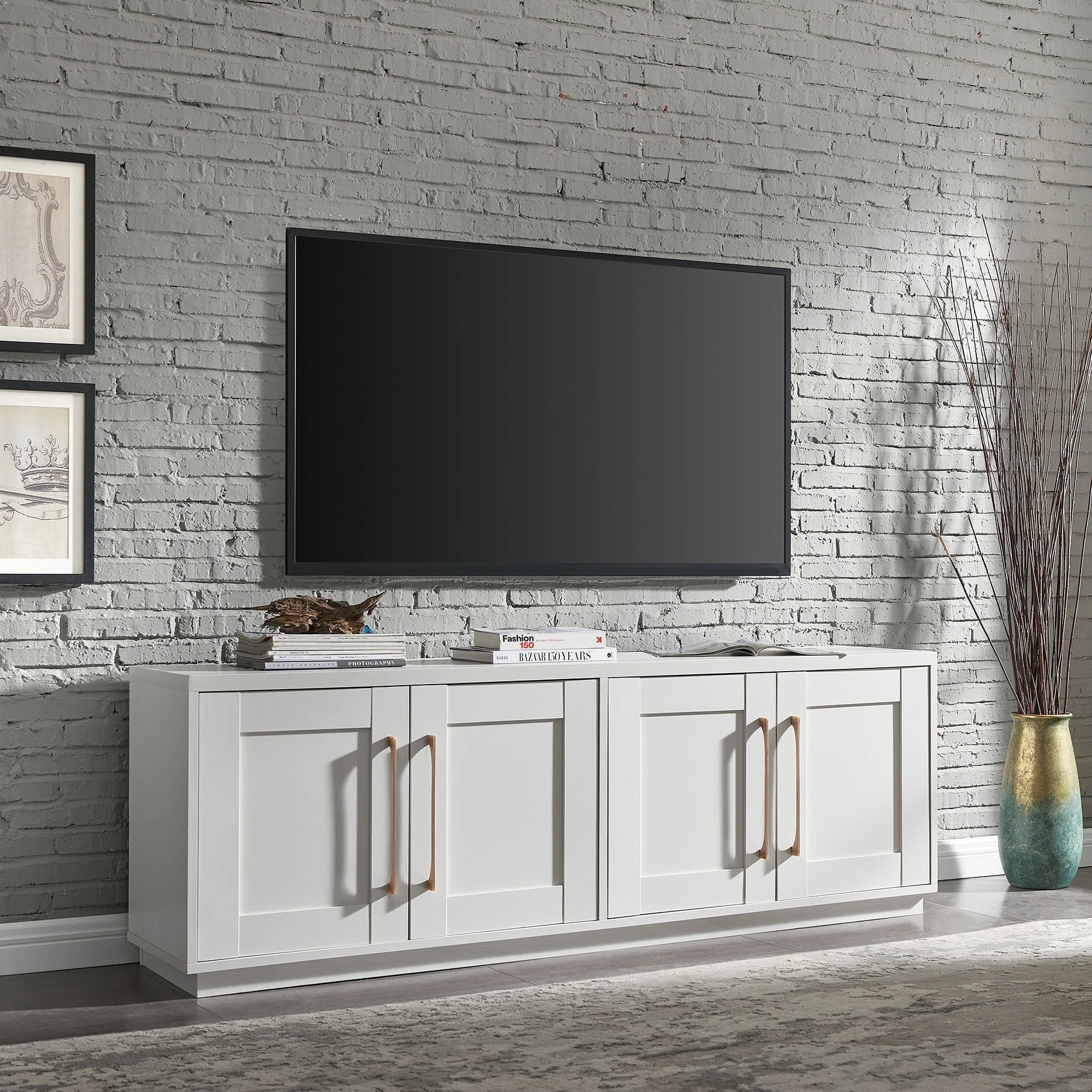 Tillman Rectangular TV Stand for TV's up to 75