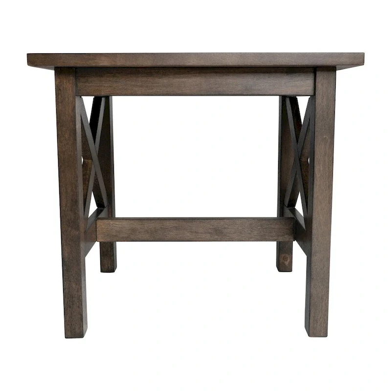 Solid Wood Traditional Farmhouse End Table