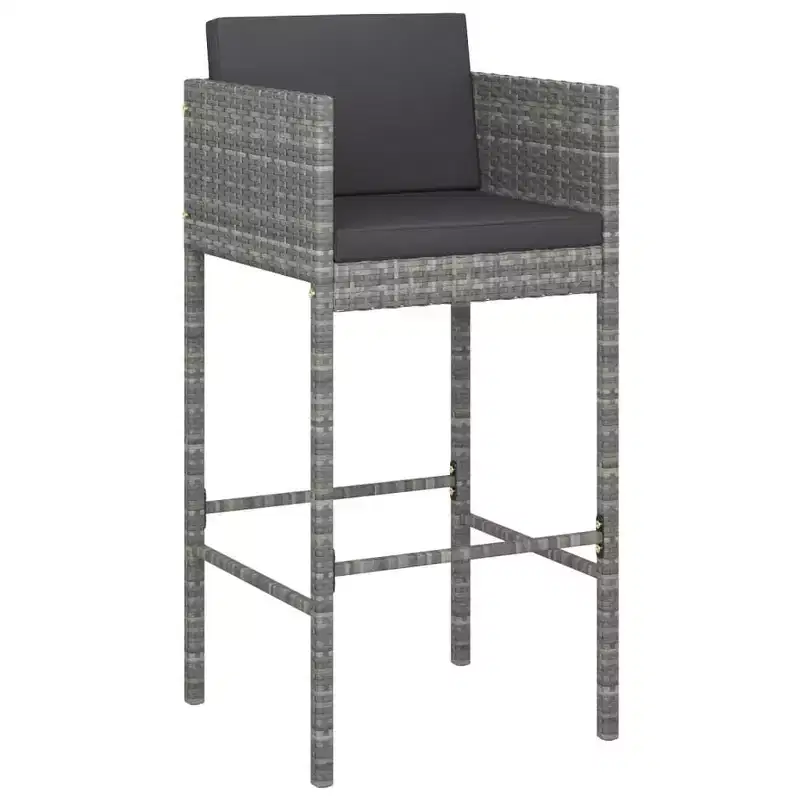 vidaXL Garden Bar Set with cushions