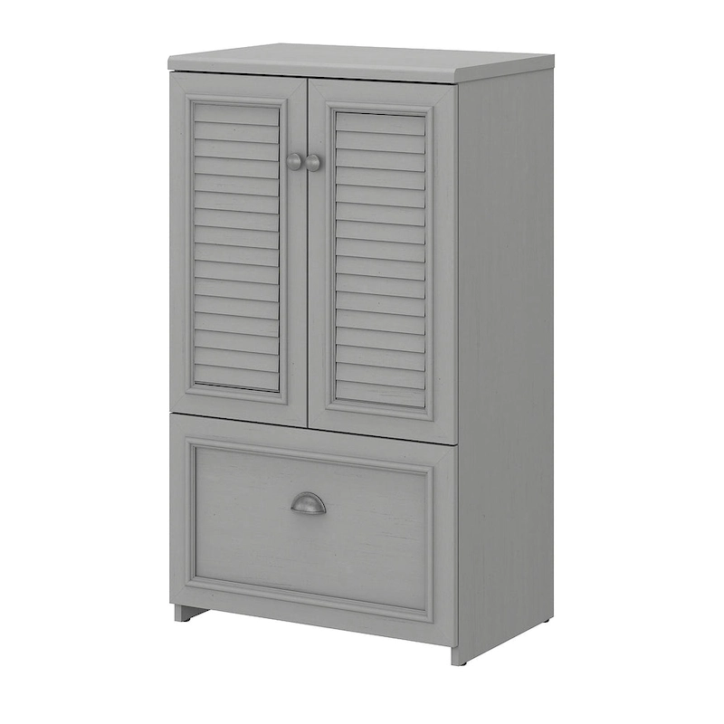 41.7-inch Cabinet with Drawer - 23.74L x 16.06W x 41.69H - 23.74L x 16.06W x 41.69H