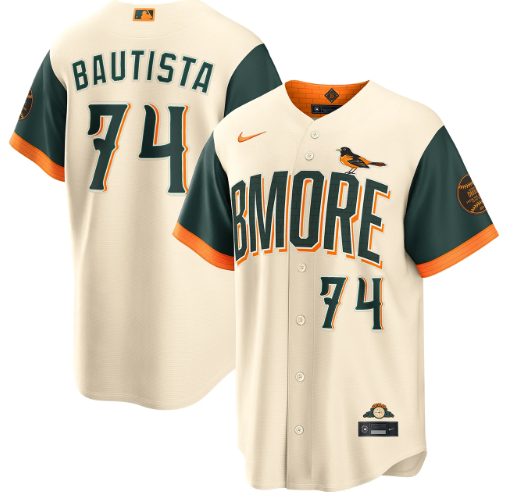 Félix Bautista Baltimore Orioles Cream 2026 City Connect Jersey