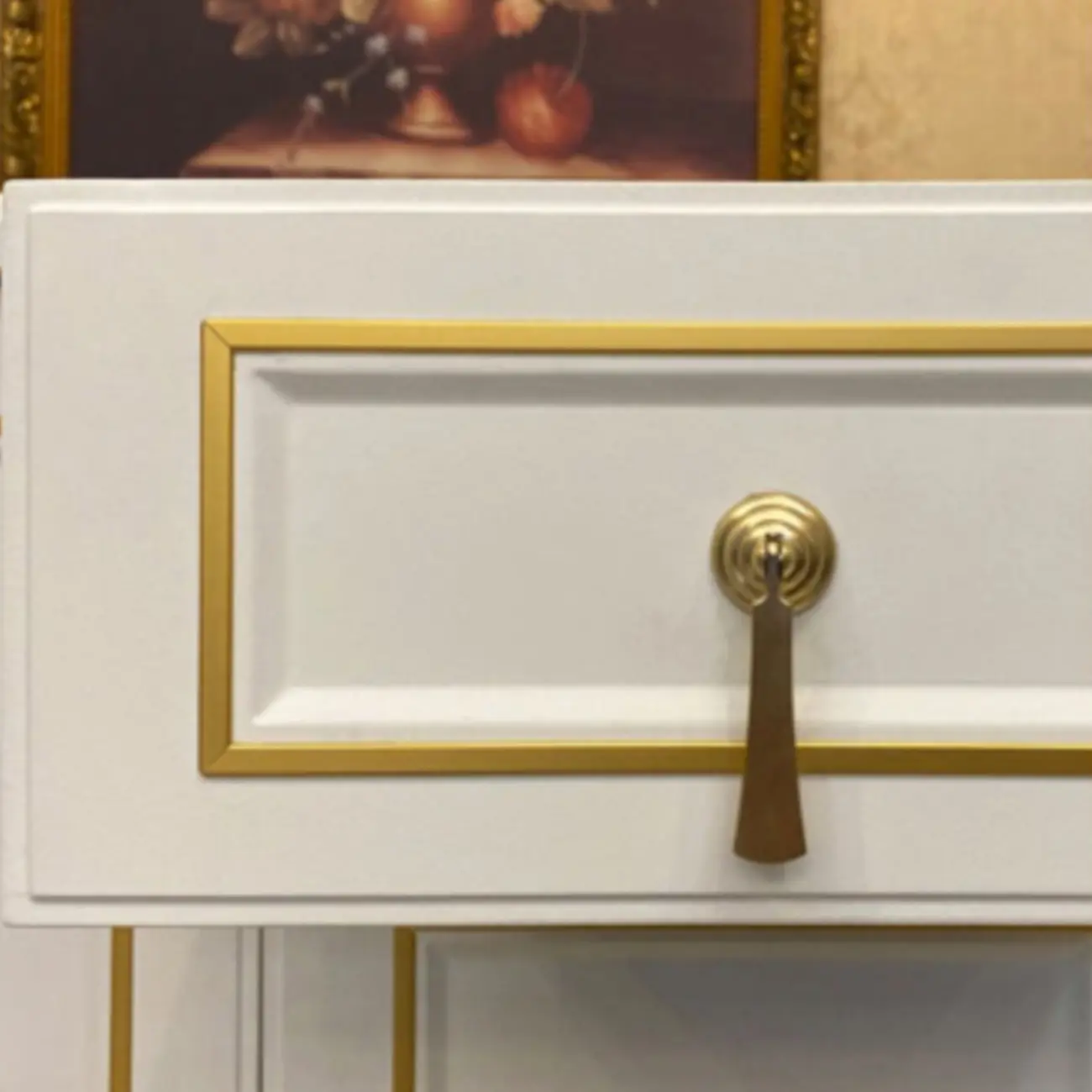 Grey Wooden Drop Front Shoe Cabinet with Adjustable Shelves