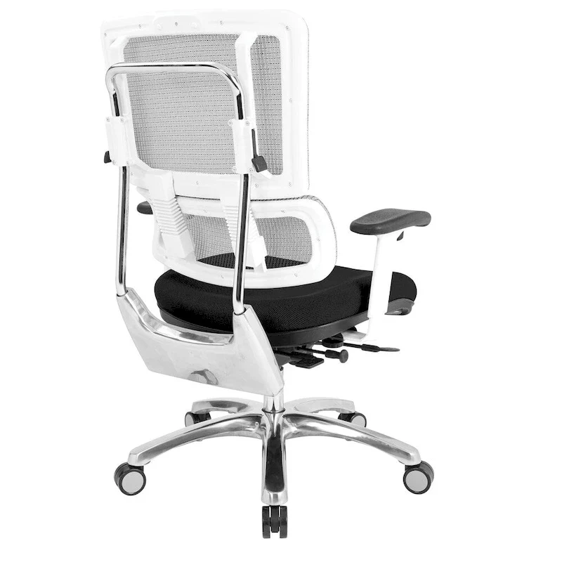 Breathable Mesh Chair with Custom Fabric Seat