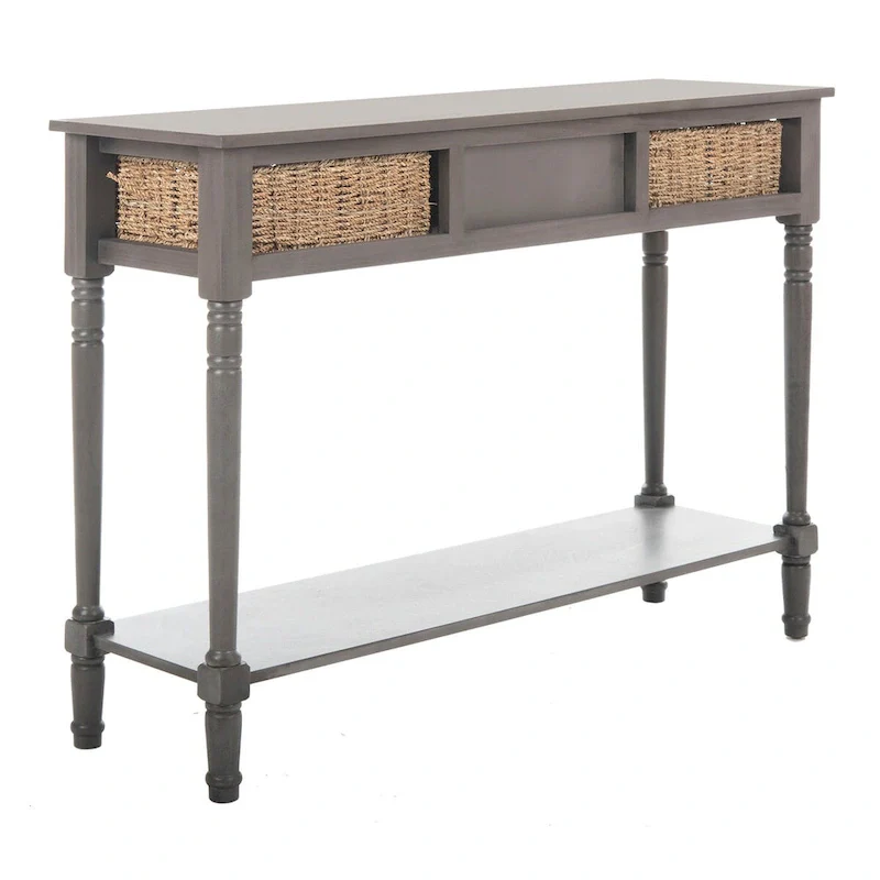 SAFAVIEH Edyth Grey Console - 44.5 x 13.4 x 31.5 - 45Wx13Dx32H