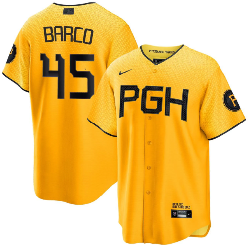 Hunter Barco Pittsburgh Pirates City Connect Jersey