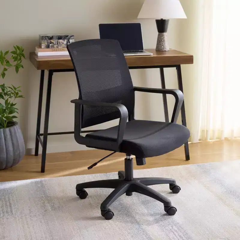 Christine Adjustble Desk Chair - Black - SEI