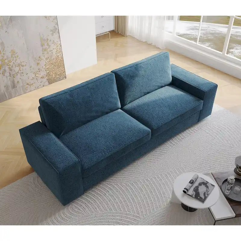 80  Modern Loveseat Couch 3 Seater Sofa