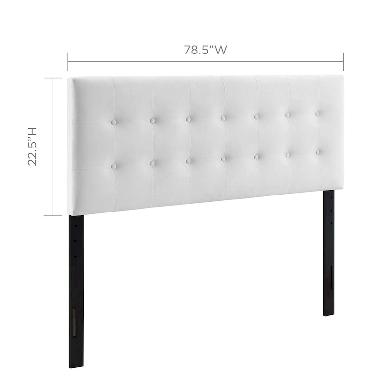 Carson Carrington Labbgard Queen Tufted Velvet Headboard