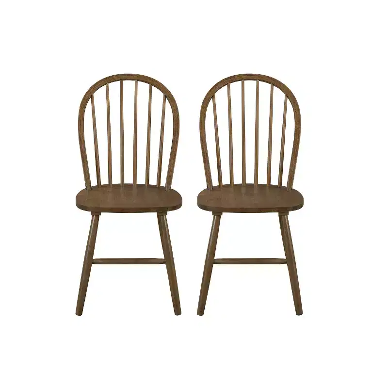 Christopher Knight Home Jafet Farmhouse High Back Spindle Dining Armless Chairs (Set of 2)