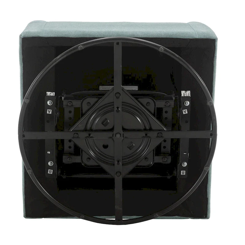 Upholstered Swivel Glider Rocking Chair