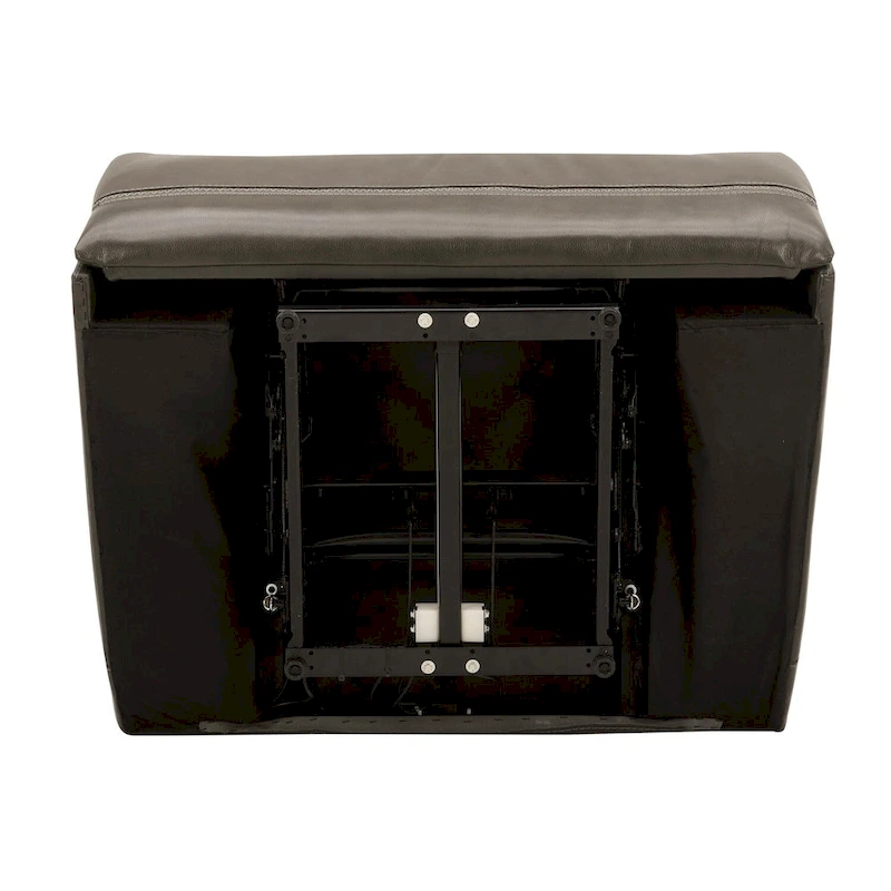 Bentley Leather Power Recliner - Graphite Grey Upholstered Arm Chair