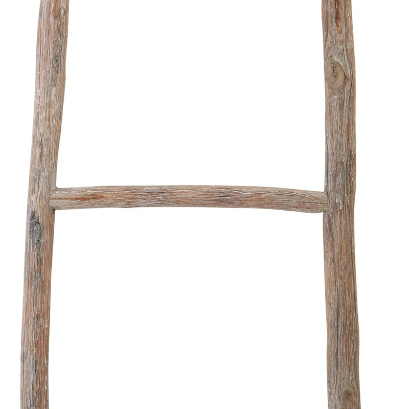 Elk Home Lydia Bleached Wood 17 Inch Wide Wood Ladder