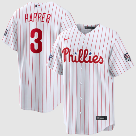 2026 All-Star Game Philadelphia Phillies Bryce Harper White Replica Jersey
