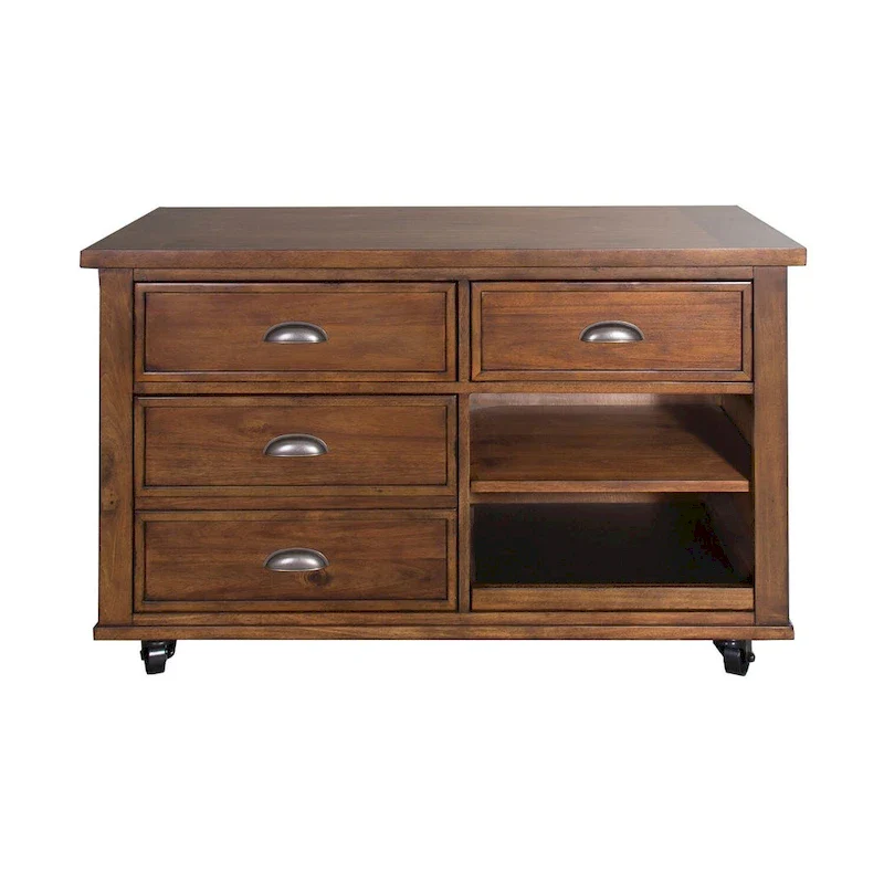 Arlington House Cobblestone Brown Credenza