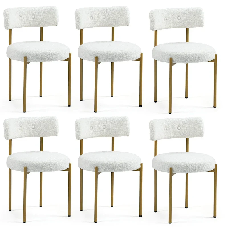 AVAWING Dining Chairs Mid-Century Modern Kitchen Chairs Set of 6