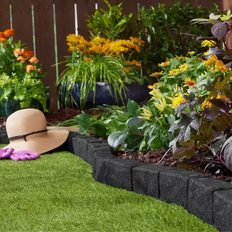 Cobblestone SmartLoc Rubber Landscape Edging