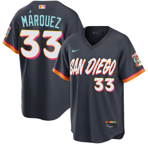 Germán Márquez San Diego Padres City Connect Stadium Jersey