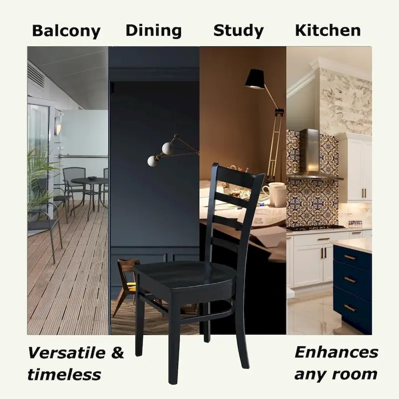 International Concepts Set of Two Emily Side Chairs