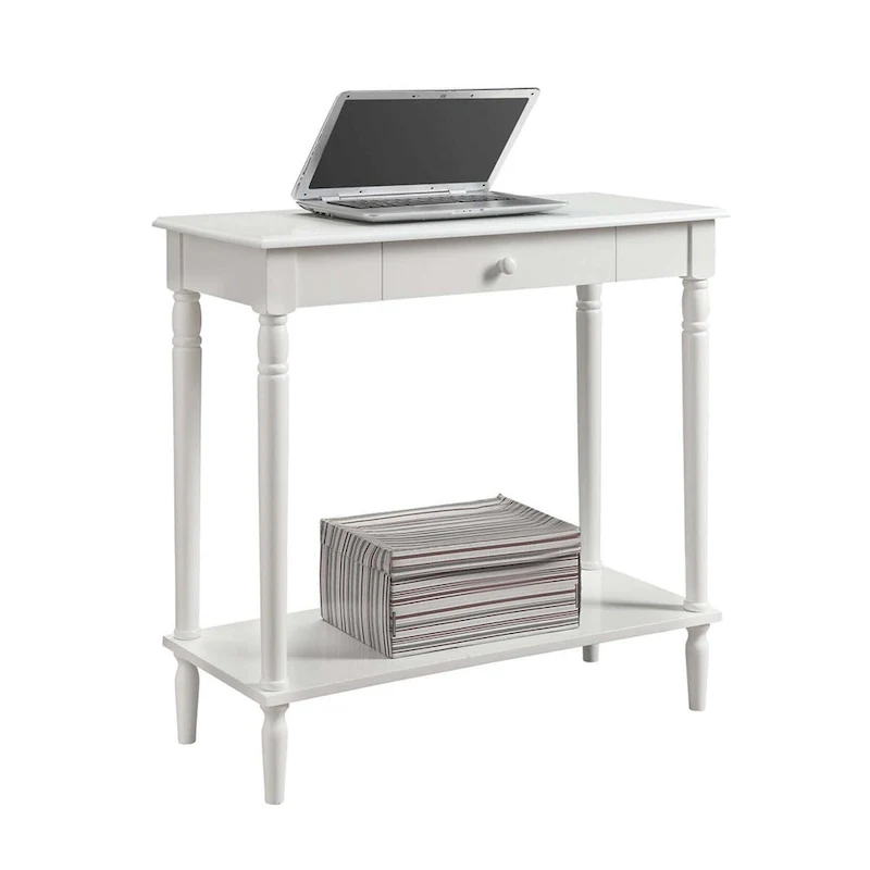 Convenience Concepts French Country 1 Drawer Hall Table with Shelf