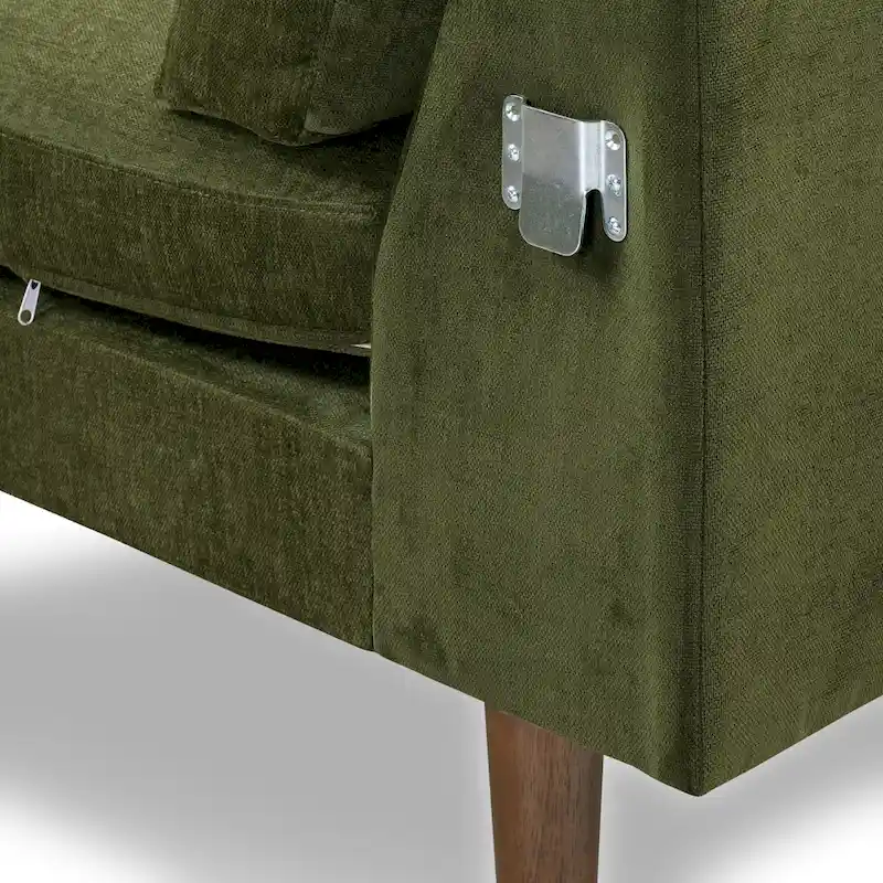 Poly & Bark Napa 104.5 Fabric Right Sectional Sofa