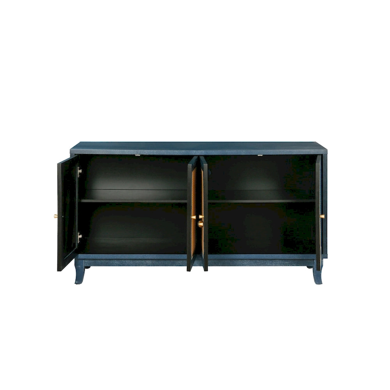 Rattan Sideboard Buffer Cabinet