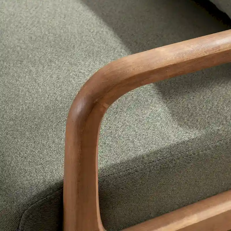 Ebello Modern Solid wood Accent Chair