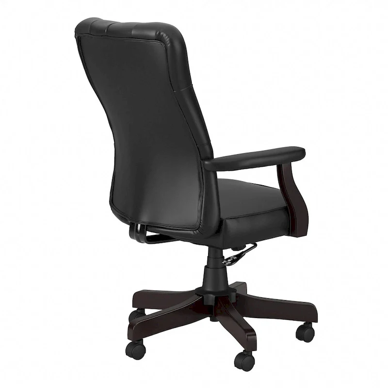 High Back Tufted Office Chair with Arms