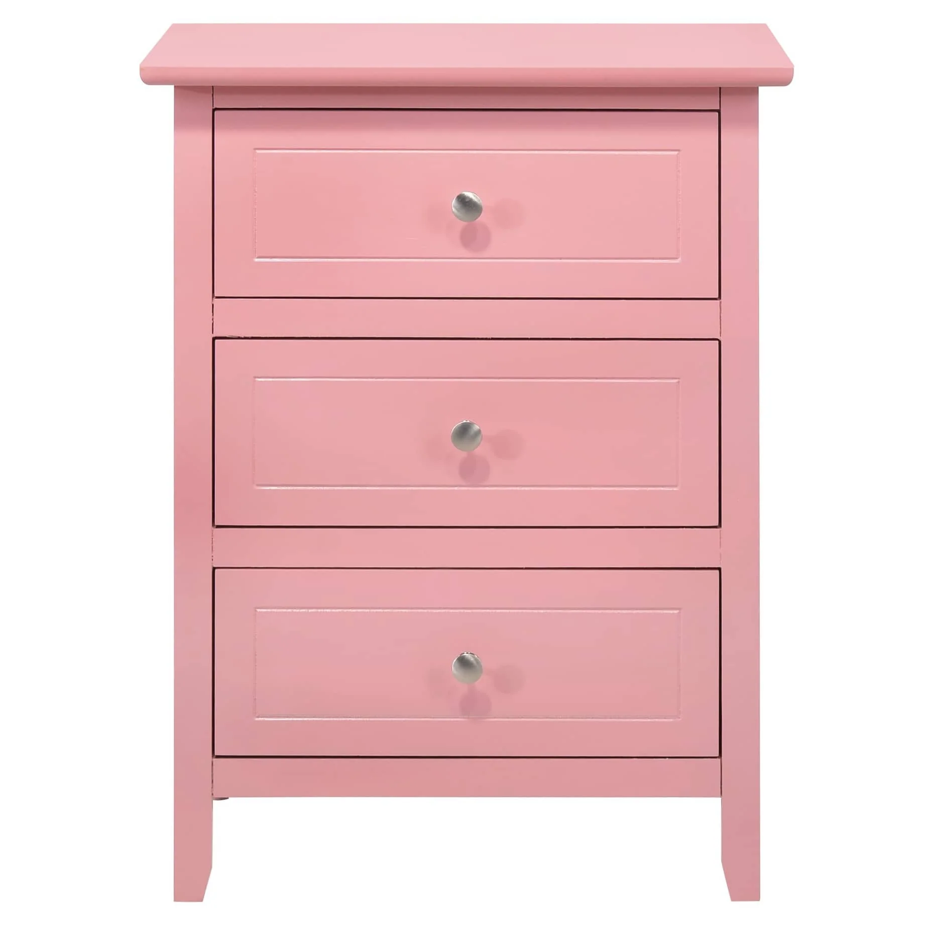 Daniel 3-drawer Transitional Wooden Nightstand