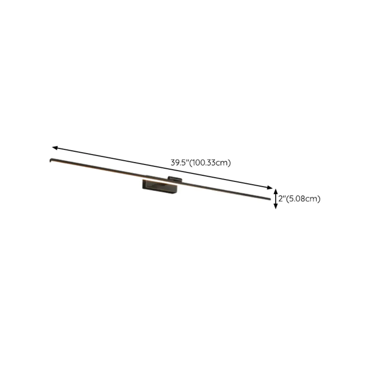 Modern Linear Bathroom Vanity Light with Third Gear Dimming